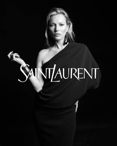 kate moss ysl ad|Kate Moss is back as the new face of Saint Laurent .